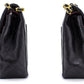 CHANEL 2.55 Double Flap Square Chain Shoulder Bag Black Lambskin