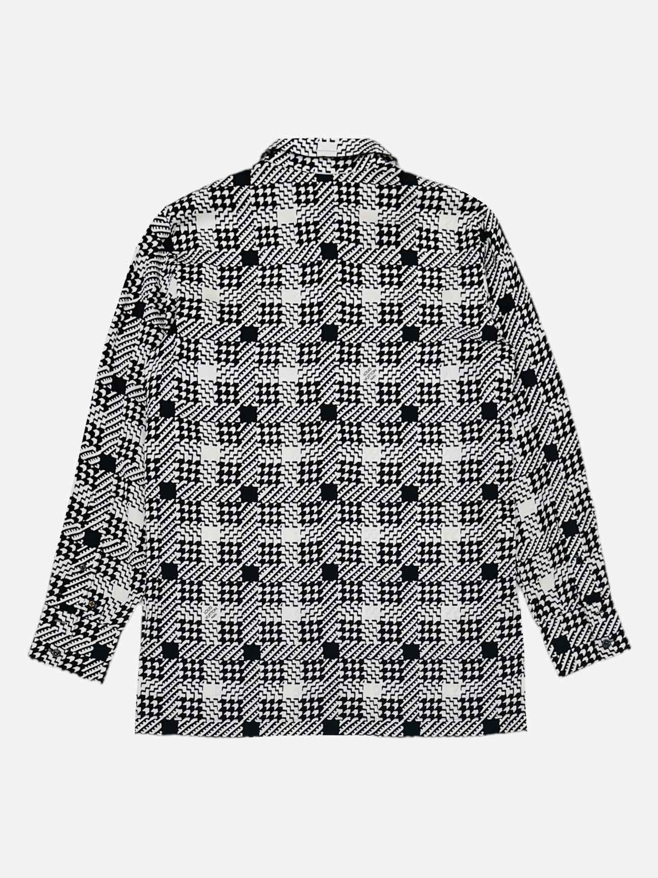 LOUIS VUITTON Relaxed Fit Black & White Size US 6 Shirt