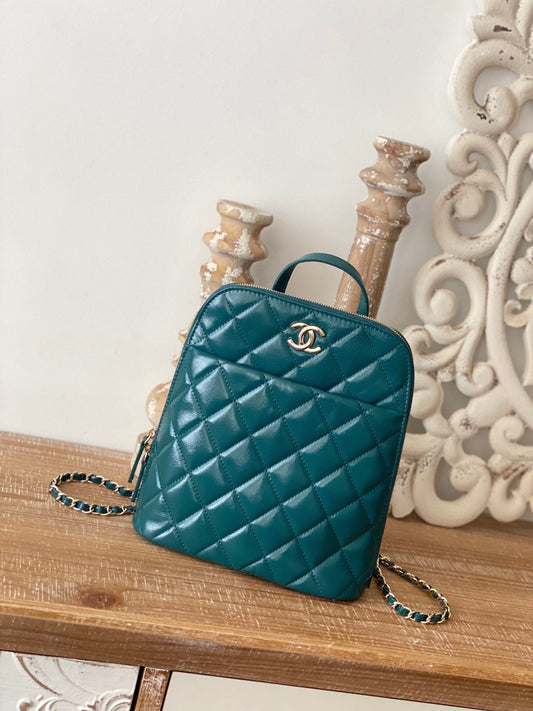 CHL - Rucksack Backpack Mallard Green Bag For Women 21cm/8in