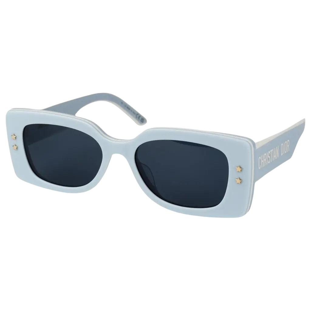 Christian Dior DiorPacific Rectangular Sunglasses Blue