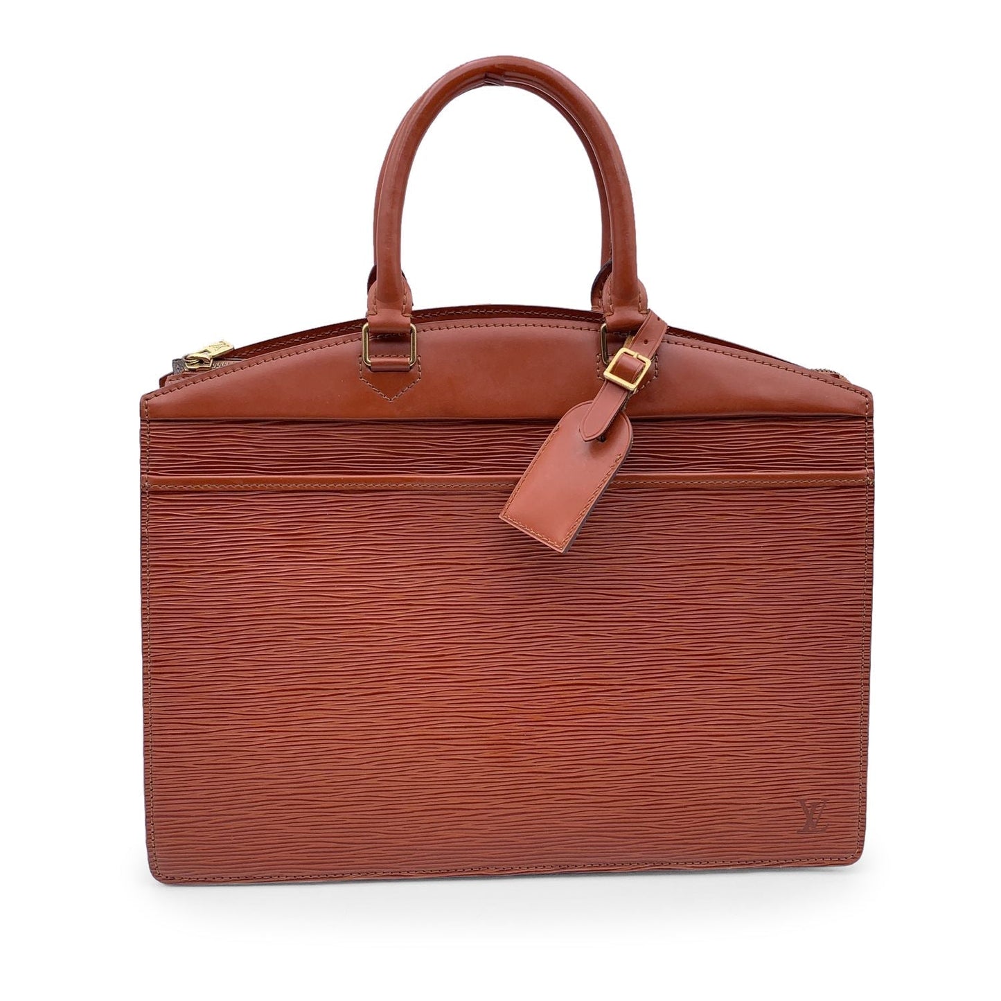 LOUIS VUITTON  tan Epi Leather Riviera Satchel Handbag