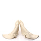 Saint Laurent Lambskin Koller 110 Tall Boots 40 Real Beige