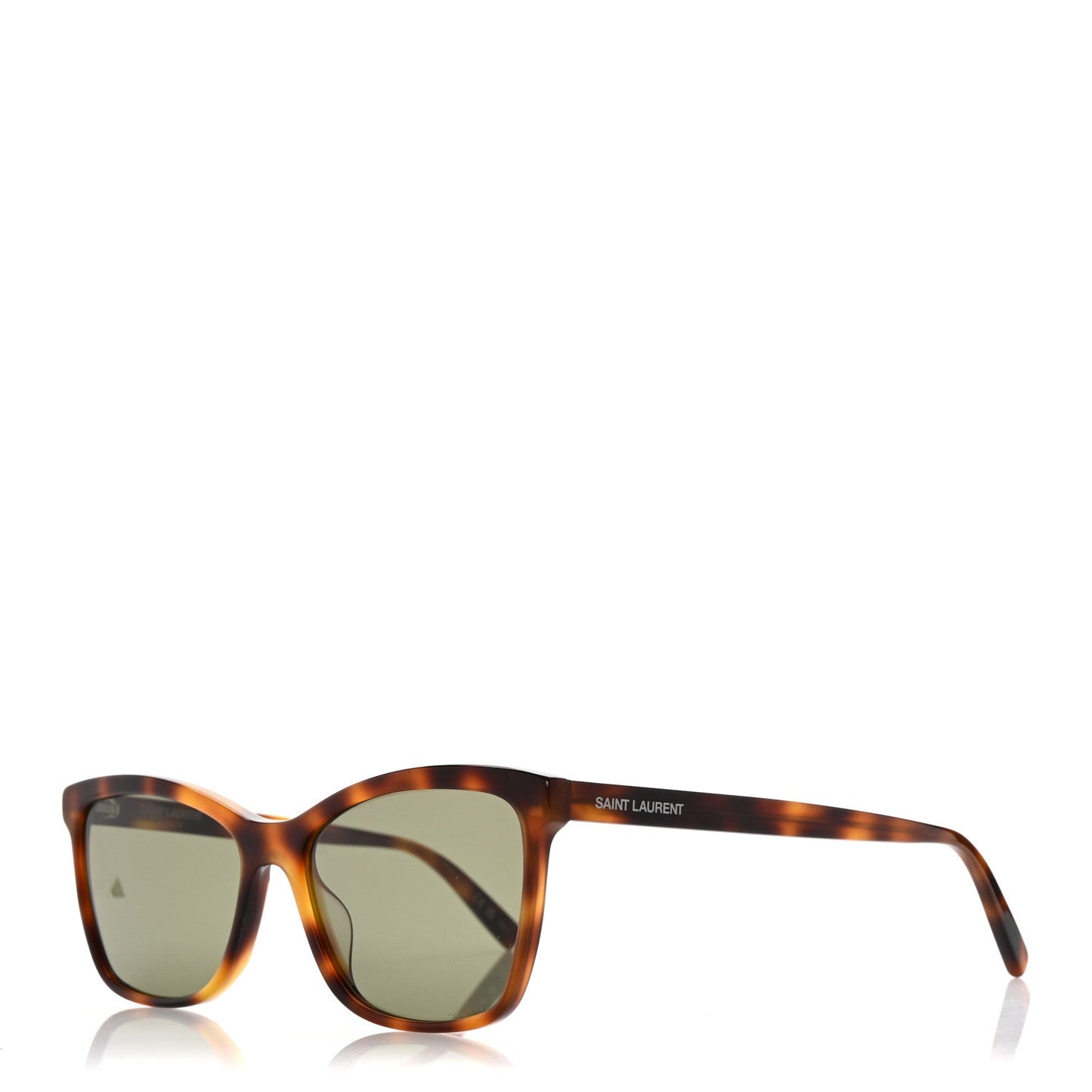 Saint Laurent Acetate Cat Eye Sunglasses SL 502 Tortoise