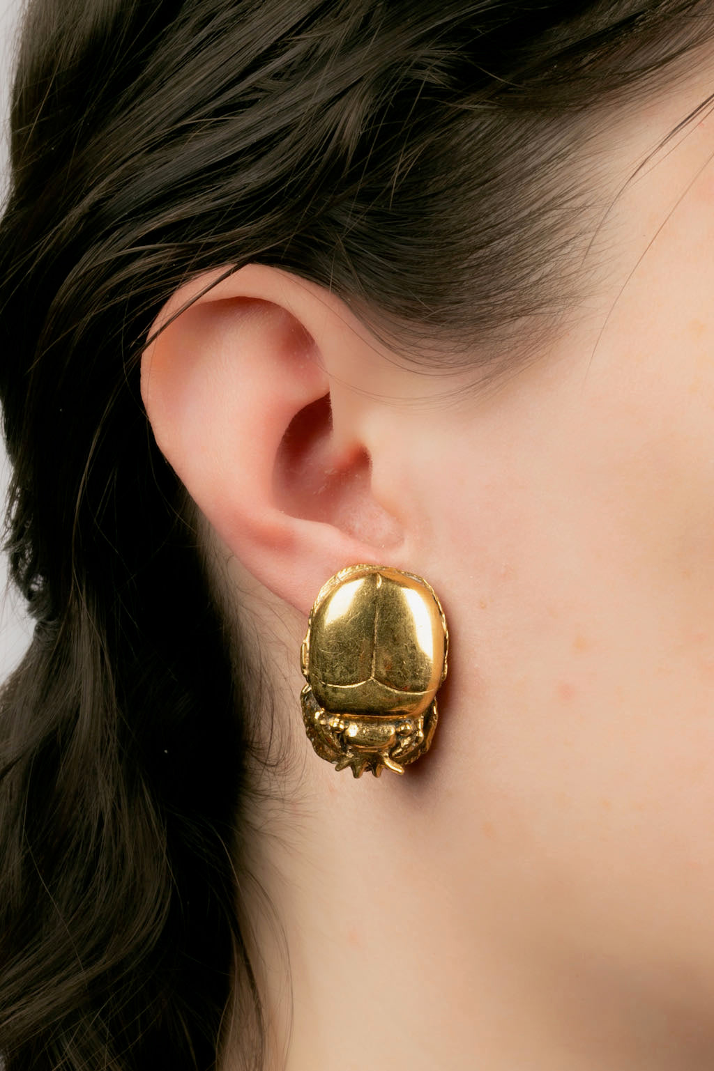 Boucles d'oreilles "Scarabée" Chanel