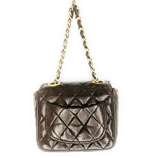 Chanel bag   Brown Quilted Micro Belt Bag
