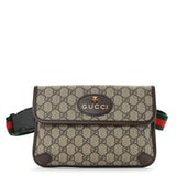 Amelia GG Supreme Monogram Neo      Web Belt Bag Brown