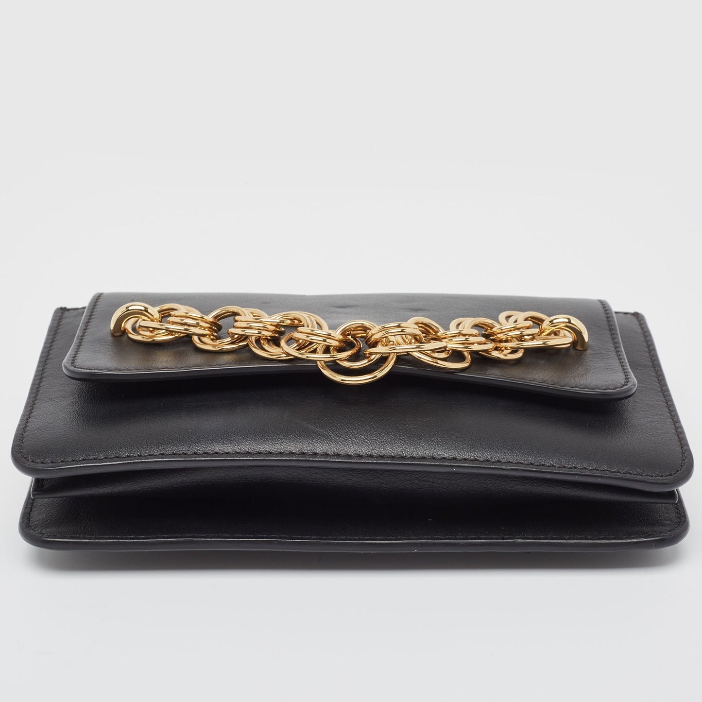 Chloe  Leather Drew Bijou Clutch
