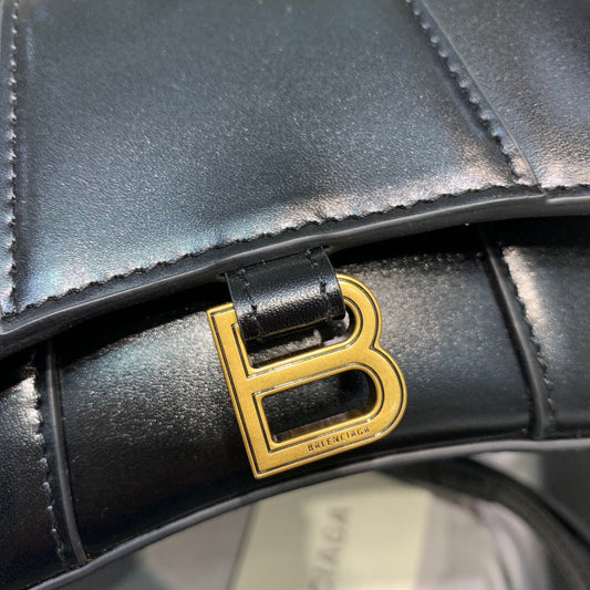 BLN-Ciaga Hourglass Mini Handbag In Black, For Women,  Bags 4.7in/12cm
