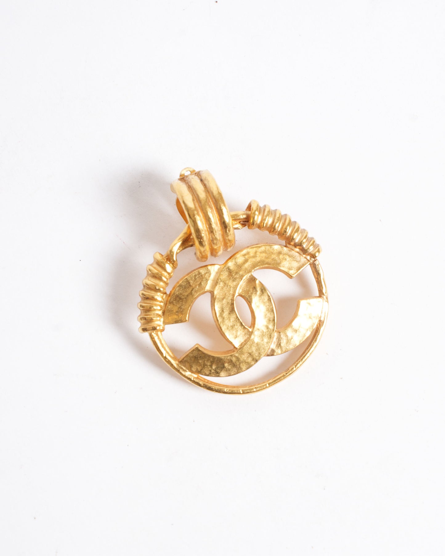 Chanel   CC Logo Clip On Earrings