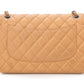 Chanel 2011 Metallic Bronze Jumbo Double Flap Handbag