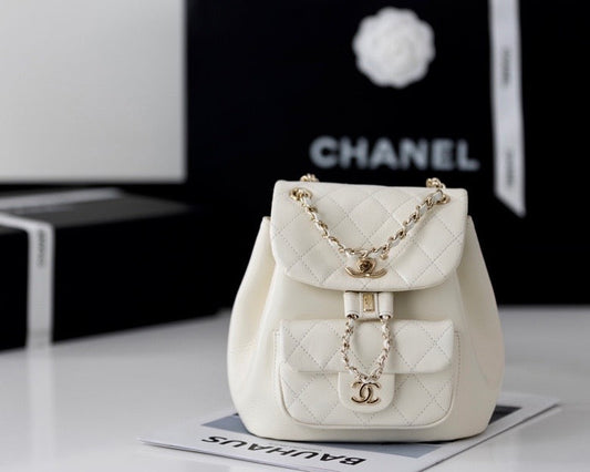CHL -  Backpack White For Women 7 in/18cm