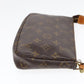 Louis Vuitton Pochette Accessoire  Canvas Clutch Bag