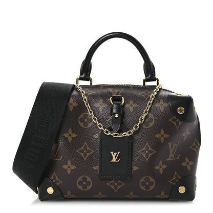 Louis Vuitton Monogram Petite Malle Souple Black