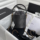 Chanel 2020 Tweed Soul Bucket Bag Black