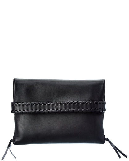 Chloé Mony Leather Clutch