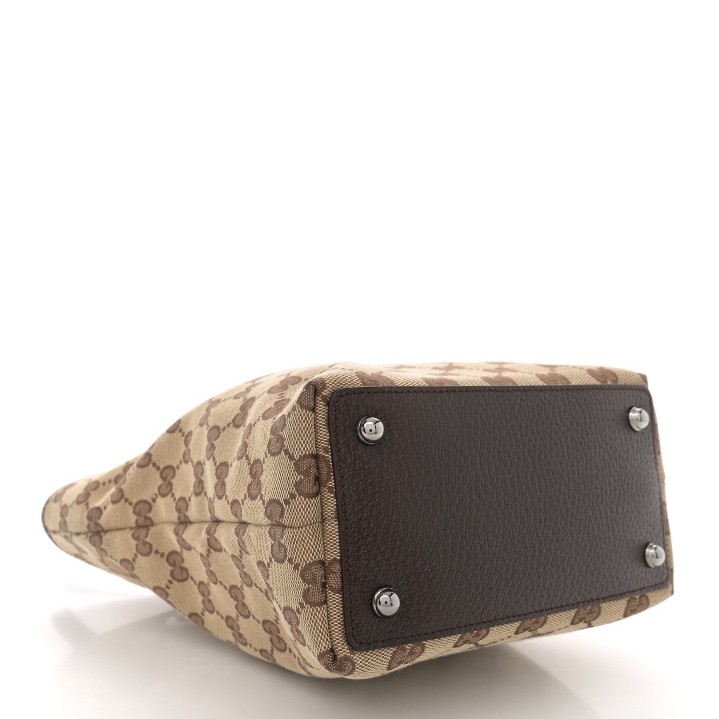 Amelia Monogram Small Eclipse Tote Brown