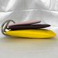 Fendi  pink yellow Leather Clutch Bag (Pre-Owned)