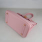 Hermes Birkin 30cm Togo Leather Handbags Pink Golden