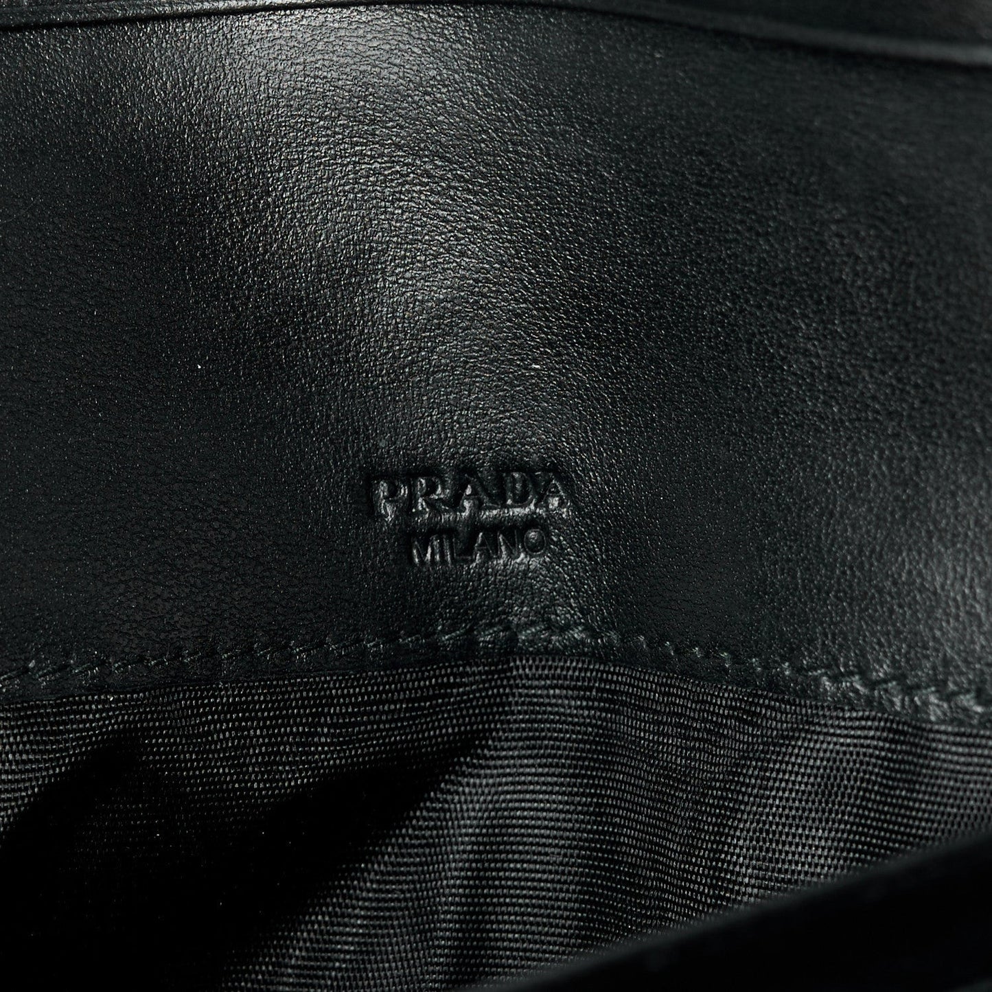 Prada Soft Calfskin Quilted Continental Flap Wallet Black