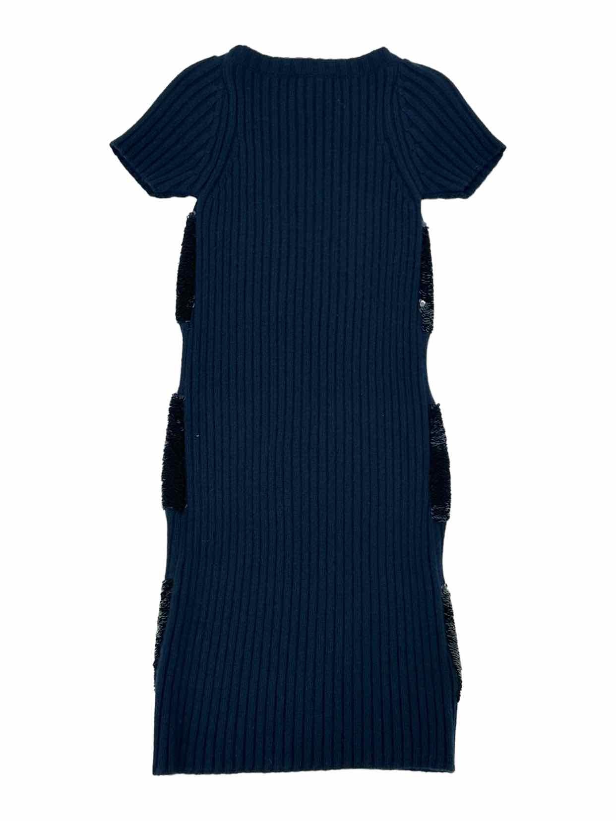 LOUIS VUITTON Navy Blue Size Medium Knee Length Dress