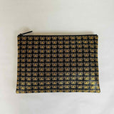 BOTTEGA VENETA Women's  Leather Clutch Pouch Bag Butterfly Detail