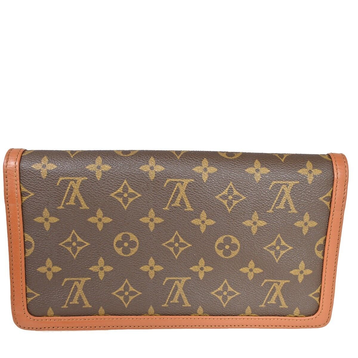 Louis Vuitton Pochette Dame  Canvas Clutch Bag
