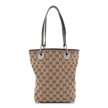 Amelia Monogram Small Eclipse Tote Brown