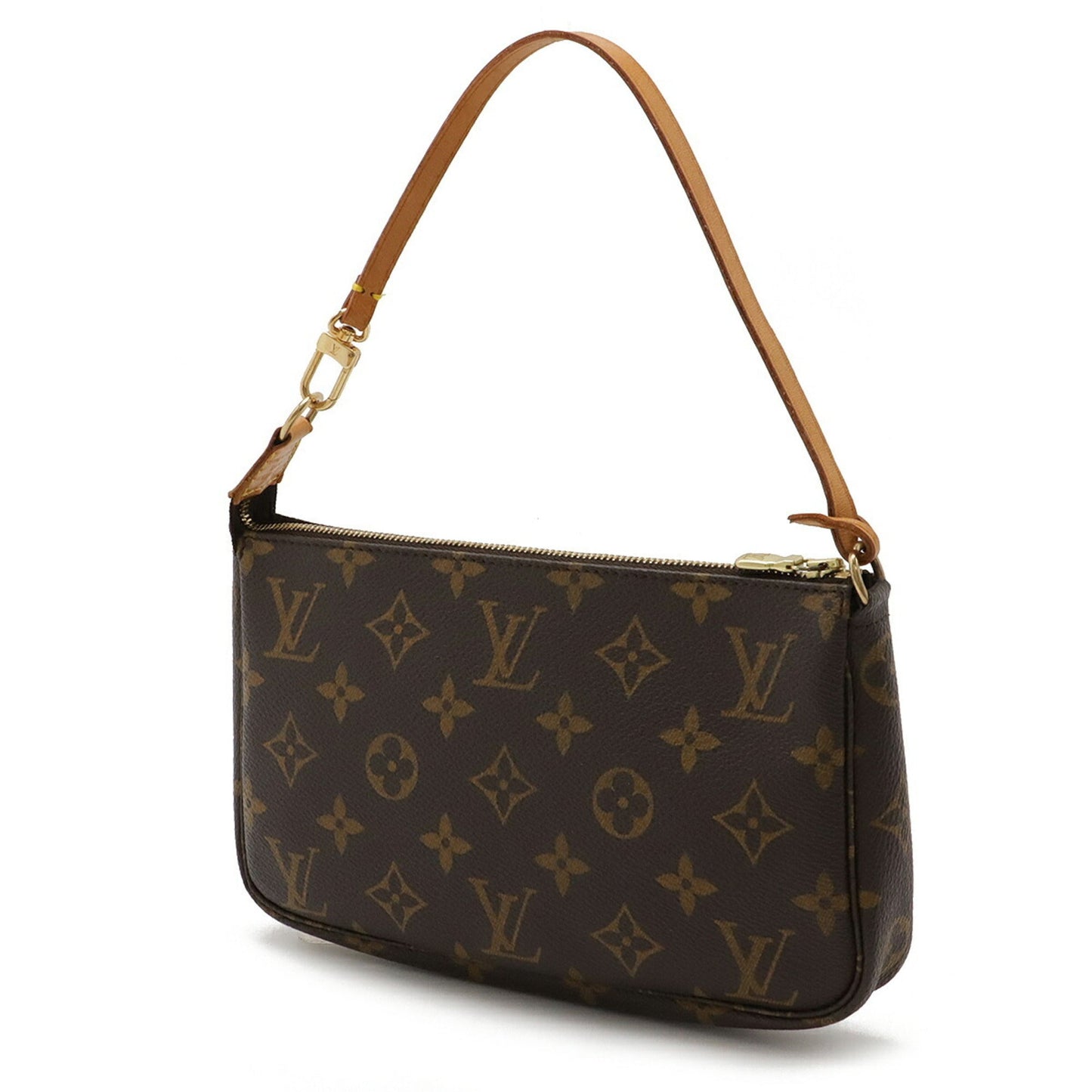 Louis Vuitton Pochette Accessoire  Canvas Clutch Bag
