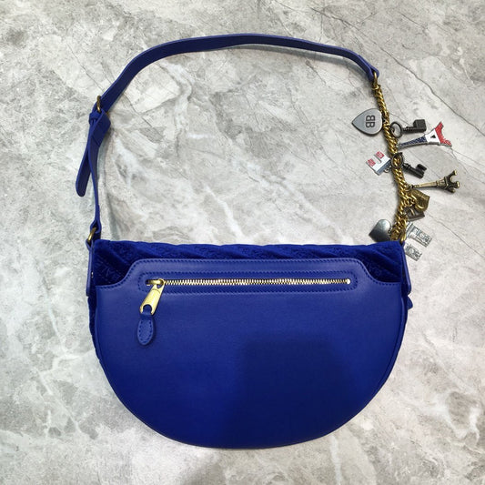 BLN-Ciaga Souvenir XXS Belt Bag In Blue, For Women,  Bags 11.8in/30cm