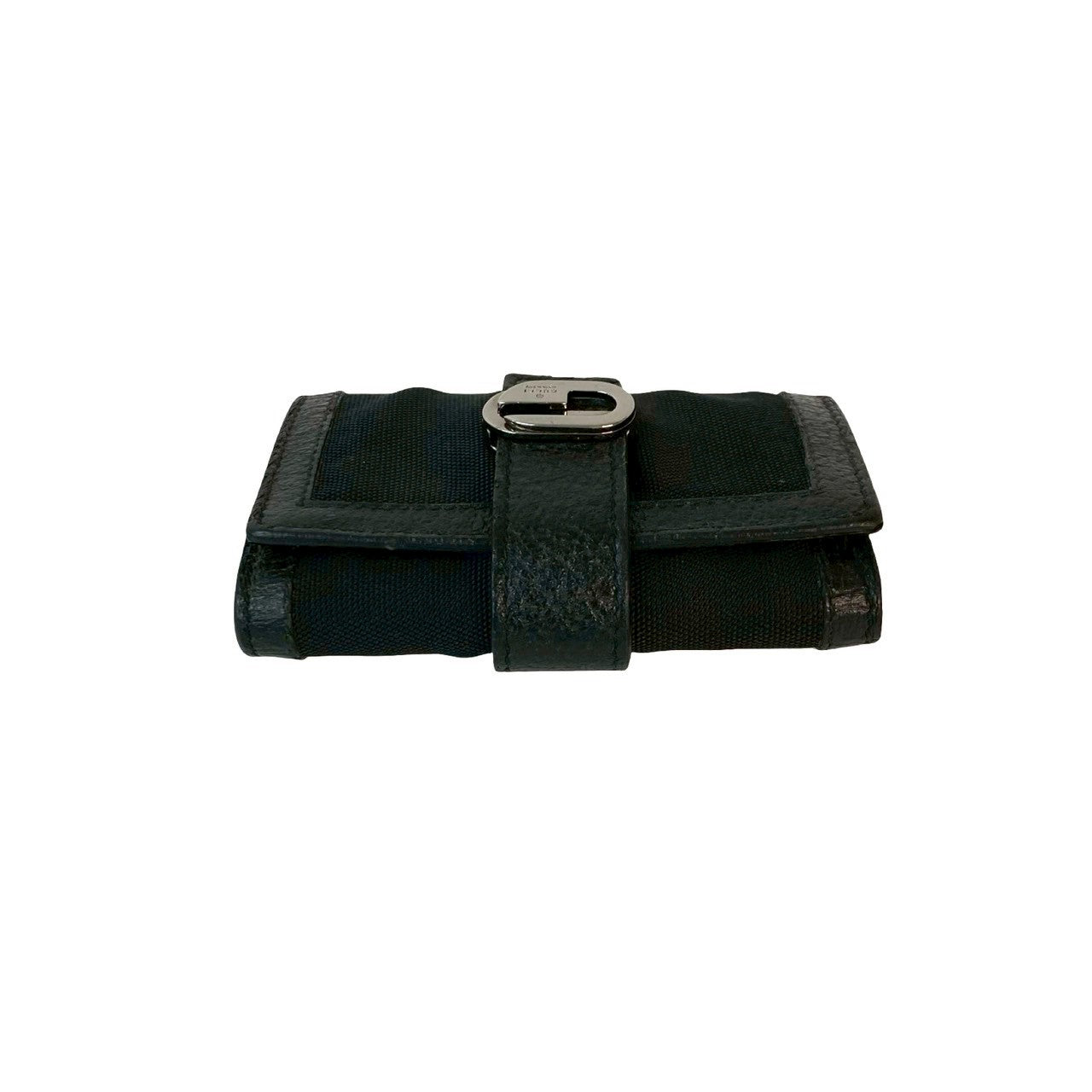 Gucci Leather Nylon Key Case