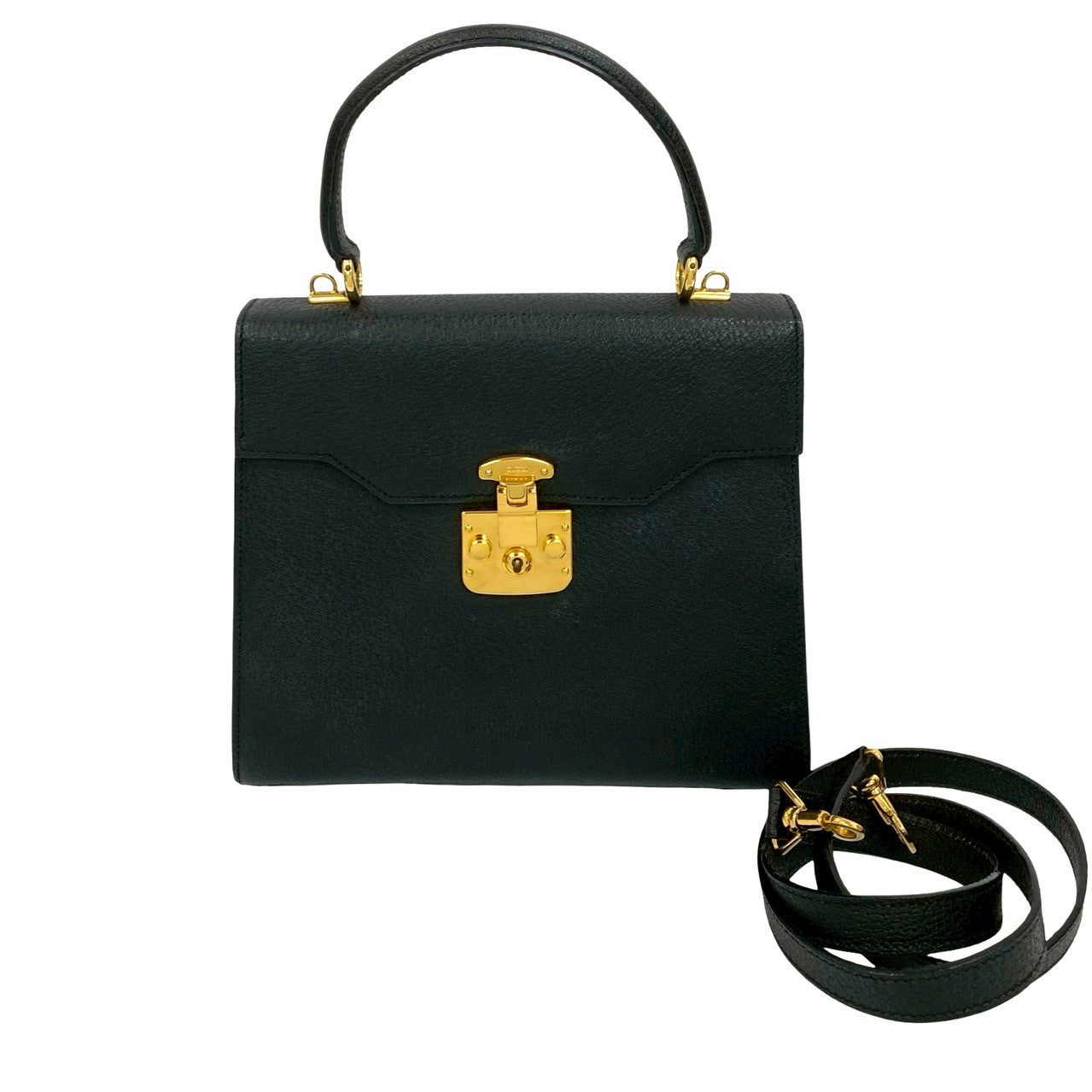 Gucci Lady Lock Leather 2way Handbag