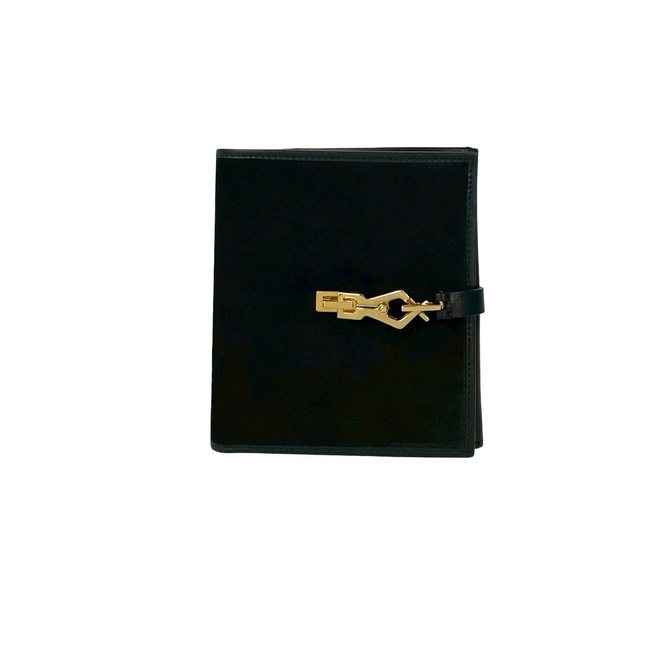 Gucci Jackie Hardware Suede Leather Bifold Wallet