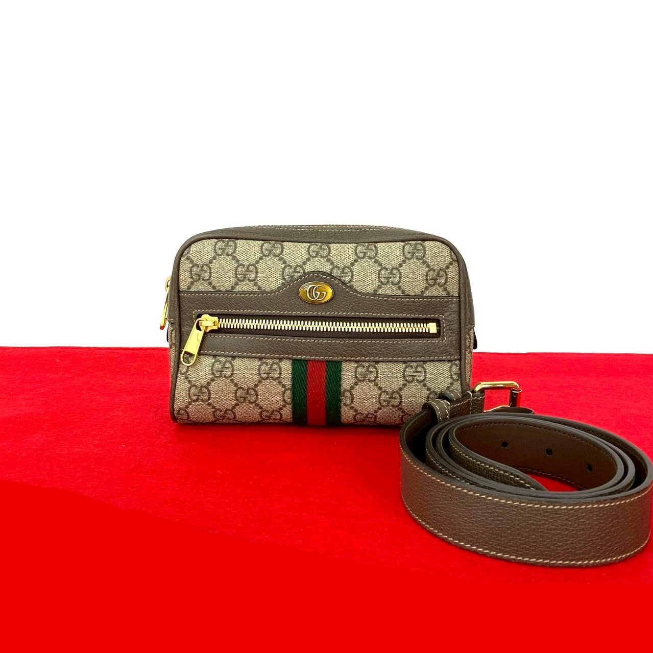Gucci Ophidia GG Supreme 2way Waist Bag