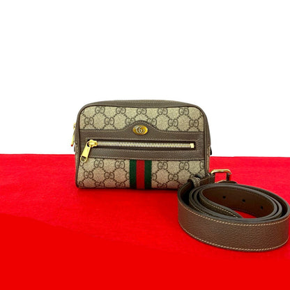 Gucci Ophidia GG Supreme 2way Waist Bag