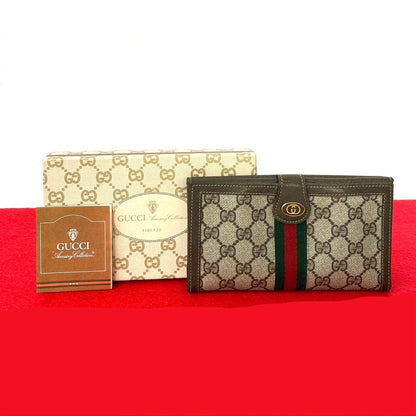 Gucci GG Logo PVC Long Wallet