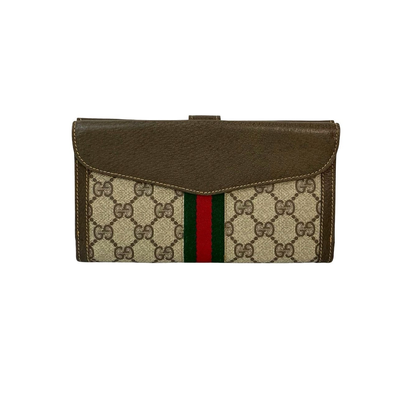 Gucci GG Logo PVC Long Wallet