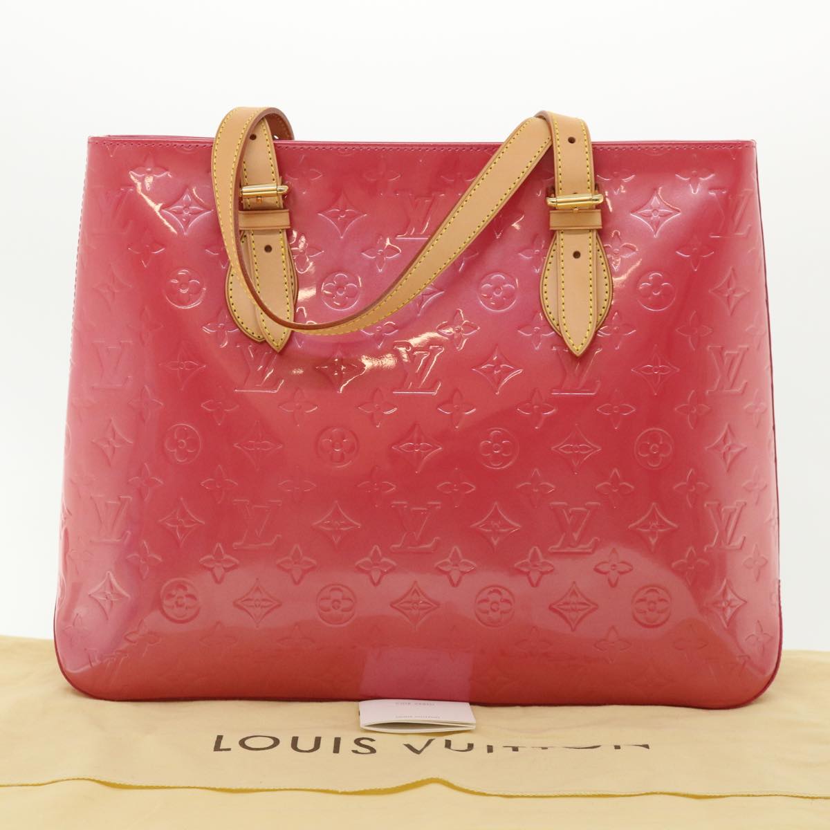 LOUIS VUITTON Vernis Brentwood Shoulder Bag Fran Boise M9151F LV Auth am3379A