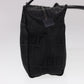 FENDI Zucchino Canvas Hand Bag Black  am4149