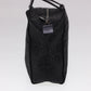 FENDI Zucchino Canvas Hand Bag Black Auth am4149