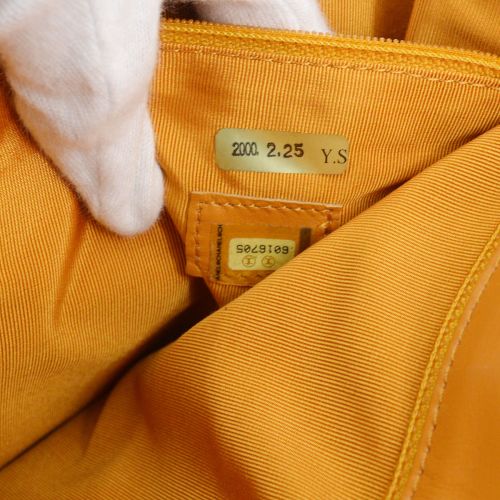 CHANEL 2000 CC Logo Cross Body Shoulder Bag Orange ao23636