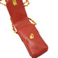 CHANEL 1994-1996 Red Caviar Phone Case ao28621