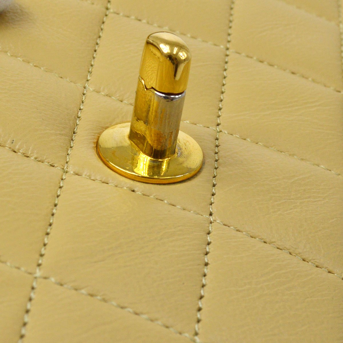 CHANEL Single Turnlock 2way Handbag ao29038