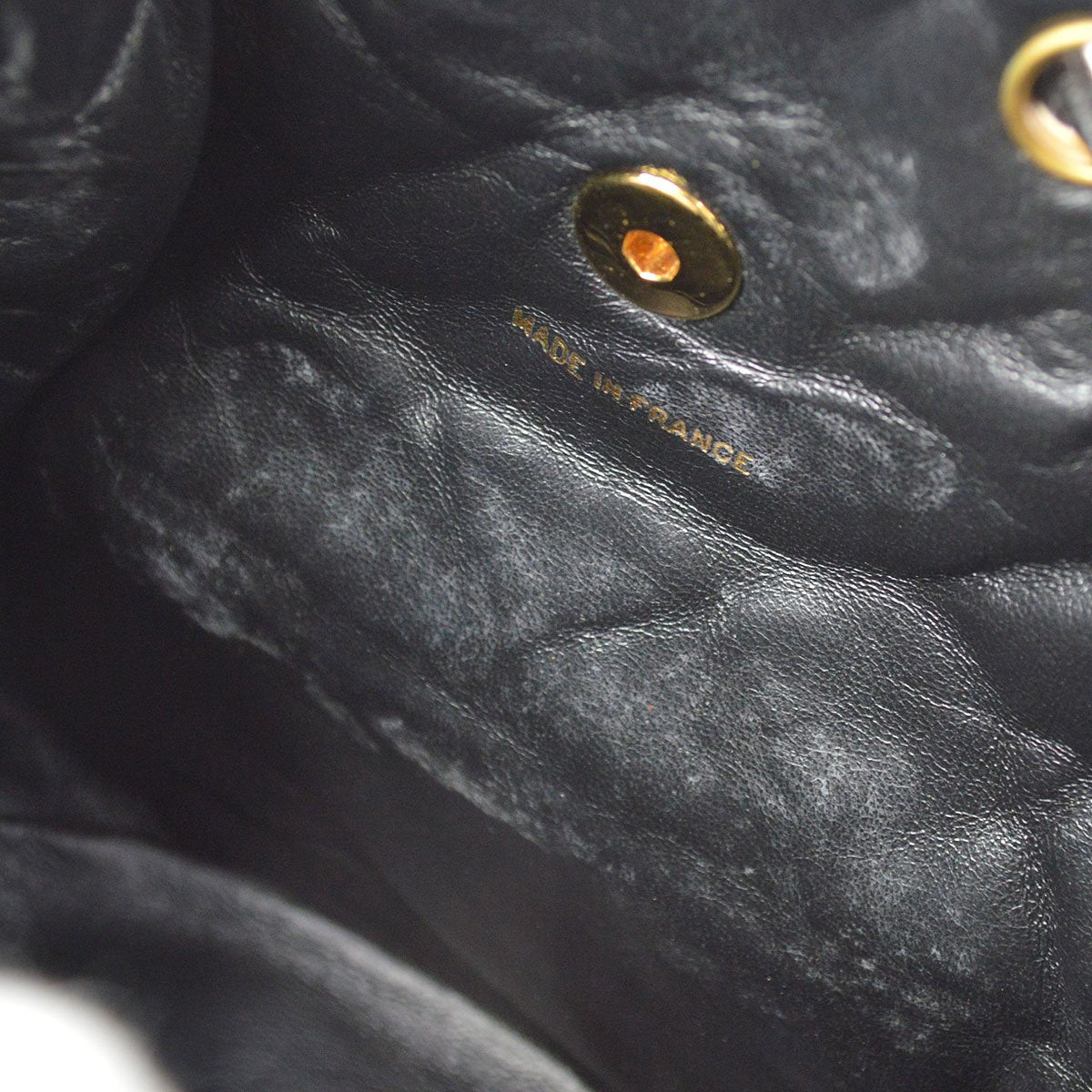 CHANEL 1994-1996 Duma Backpack Medium Black Lambskin ao31404