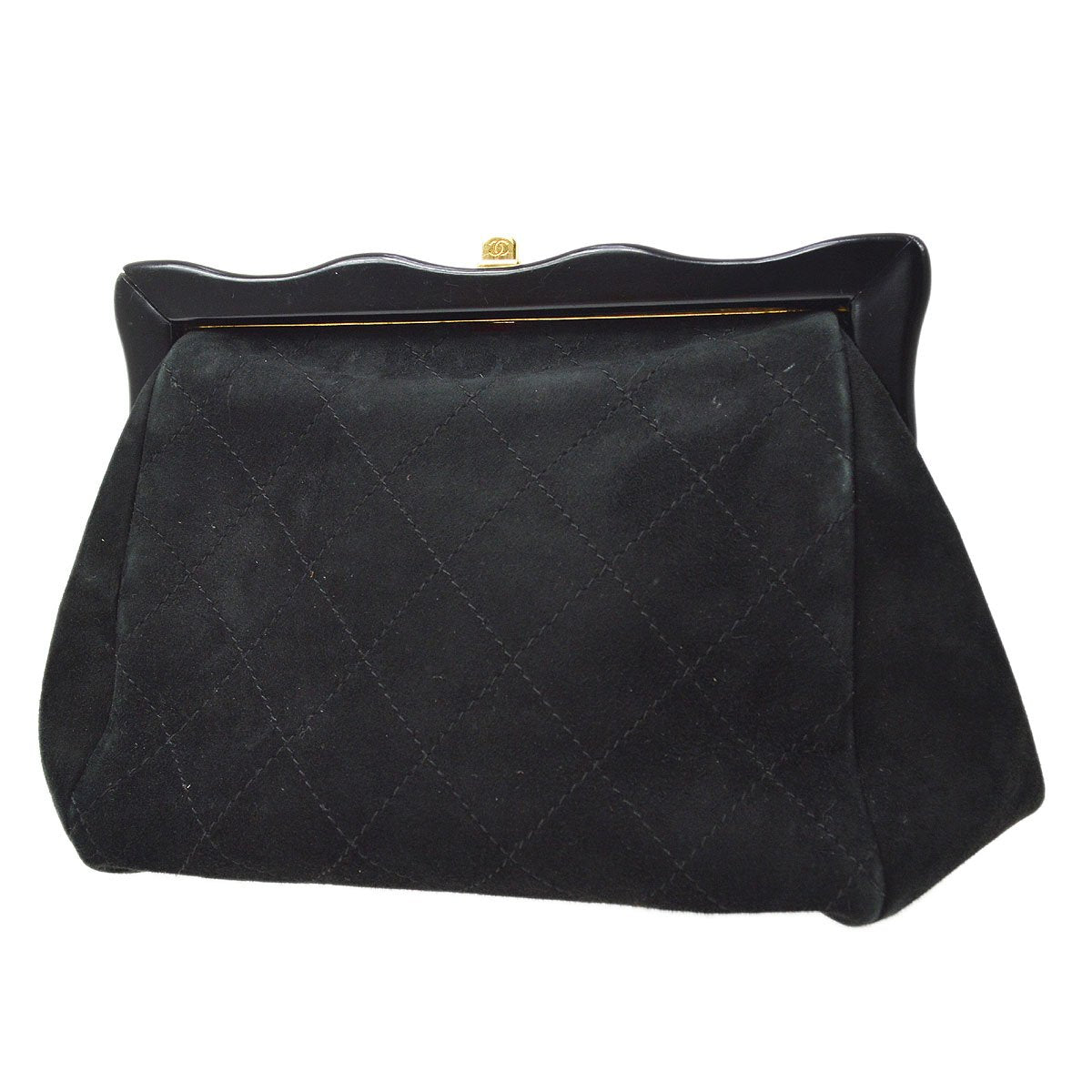 CHANEL 1998 Clutch Suede ao32622