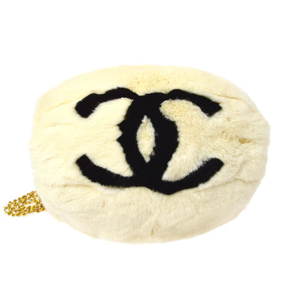 CHANEL 2001 Arm Warmer Bag Fur ao32887