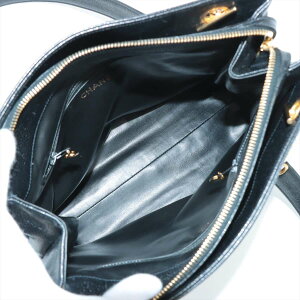 Chanel Coco Mark Caviar Skin Chain Tote Bag