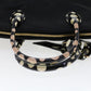 LOUIS VUITTON Vernis Dot Infinity Lockit MM Bag Black M40682 Auth ar9434B