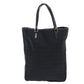 FENDI Zucchino Canvas Tote Bag Black  ar9954