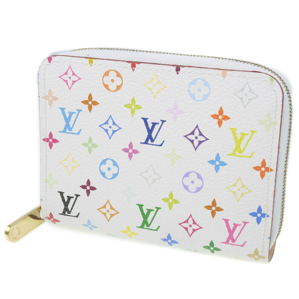 Louis Vuitton Zip Around Coin Bron White
