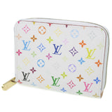 Louis Vuitton Zip Around Coin Bron White